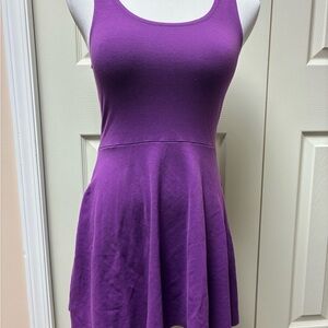 UK2LA Size Small Purple Sleeveless Scoop Neck Sundress